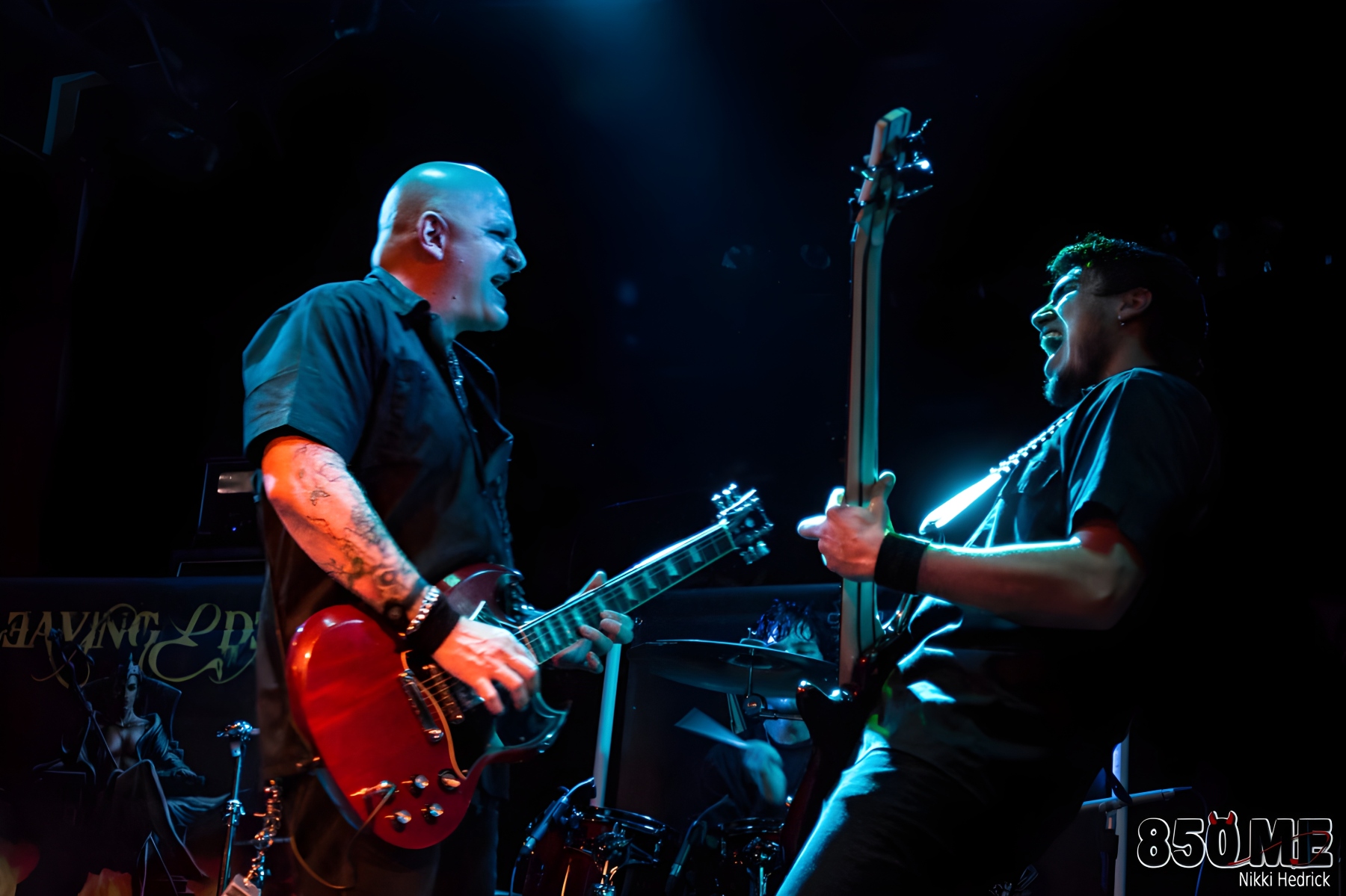 Con Leaving Eden en Club L.A. junto a Saving Abel